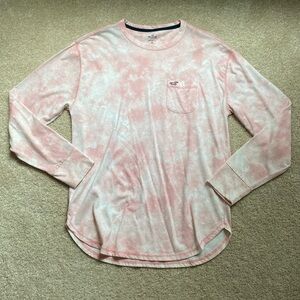Mens Hollister tie-die long sleeve t-shirt